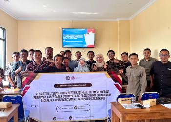 FH UNY Perkuat Literasi Hukum Sertifikasi Halal untuk Mendorong Daya Saing UMKM di Kalurahan Pacarejo
